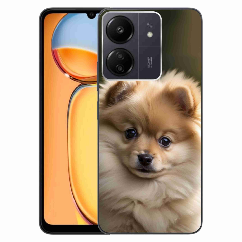 Gél borítás mmCase a Xiaomi Poco C65/Redmi 13C - aranyos pomerániai 2
