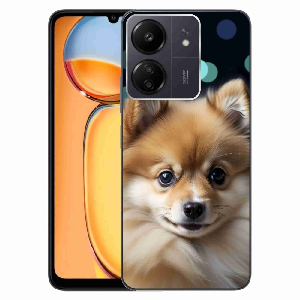 Gél borítás mmCase a Xiaomi Poco C65/Redmi 13C-hez - aranyos pomerániai