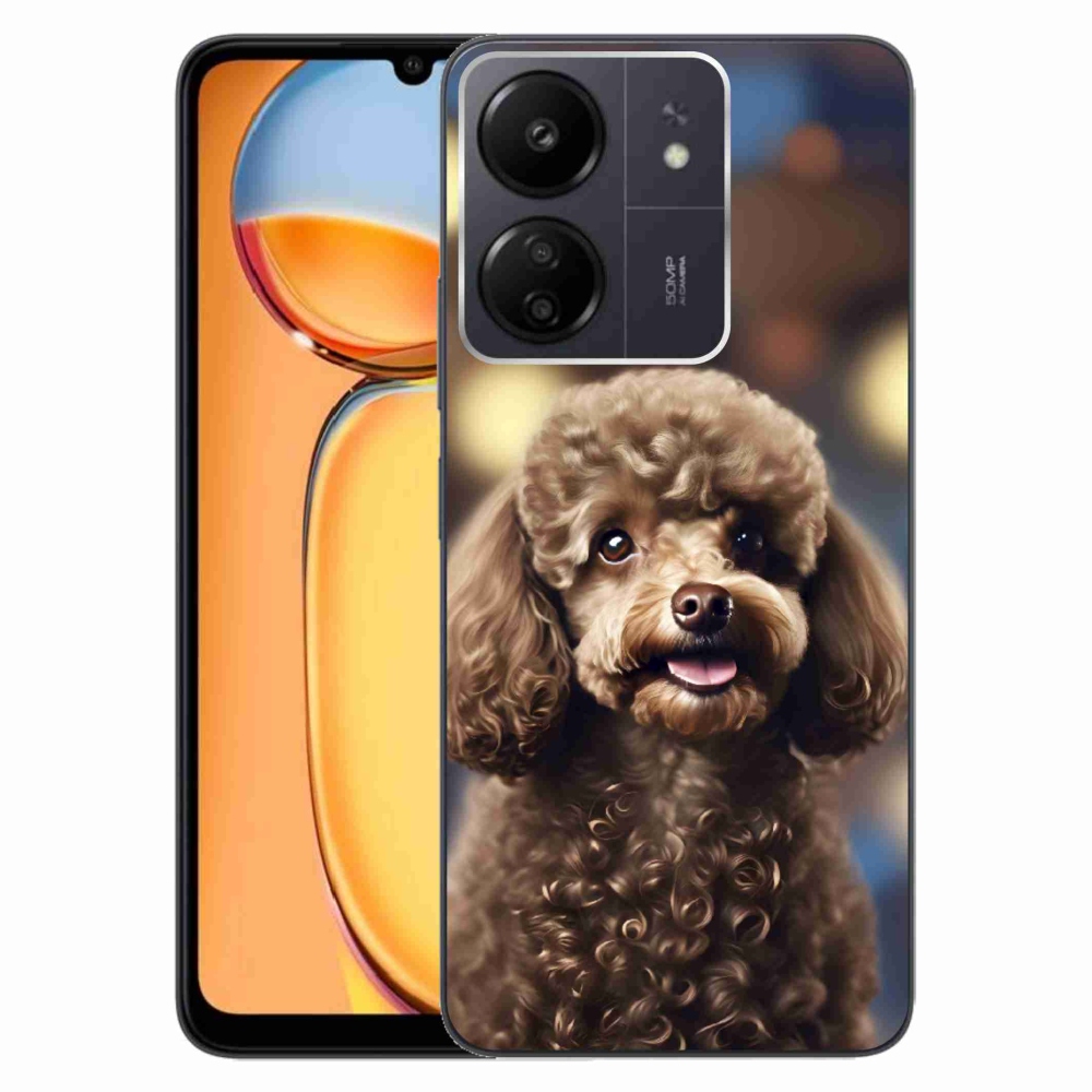 Gél borítás mmCase a Xiaomi Poco C65/Redmi 13C-hez - aranyos uszkár