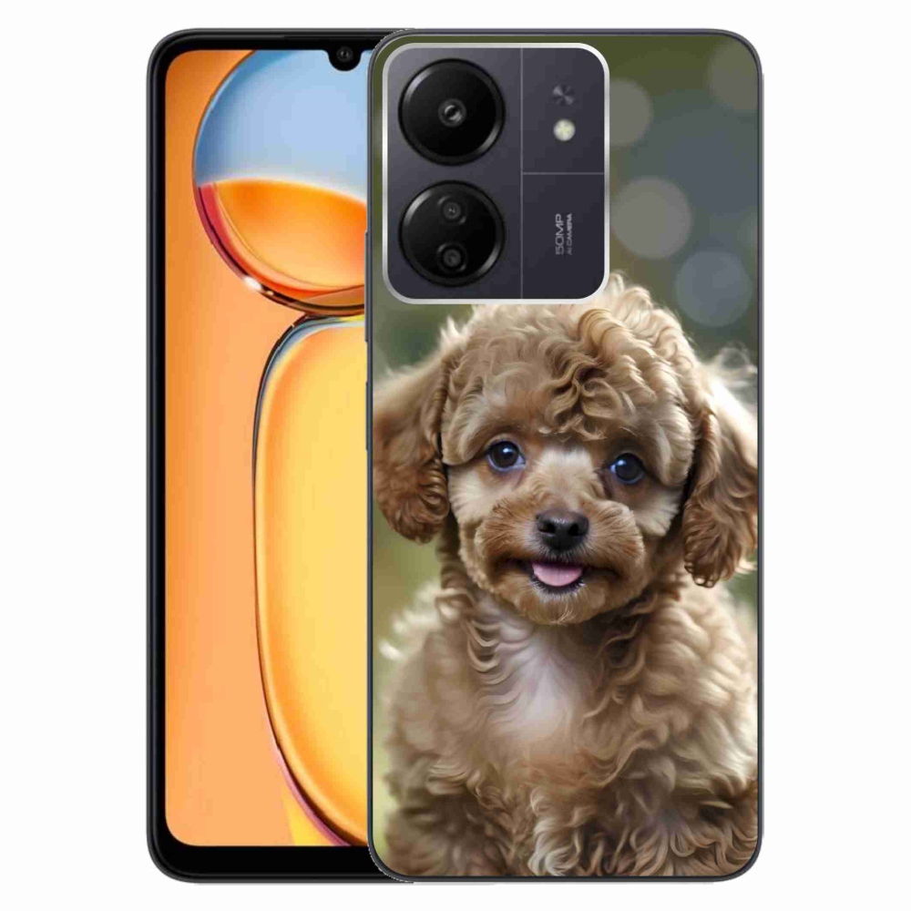 Gél borítás mmCase a Xiaomi Poco C65/Redmi 13C-hez - aranyos uszkár