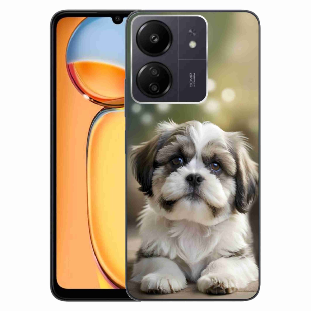 Gél borítás mmCase a Xiaomi Poco C65/Redmi 13C számára - aranyos shih-tzu