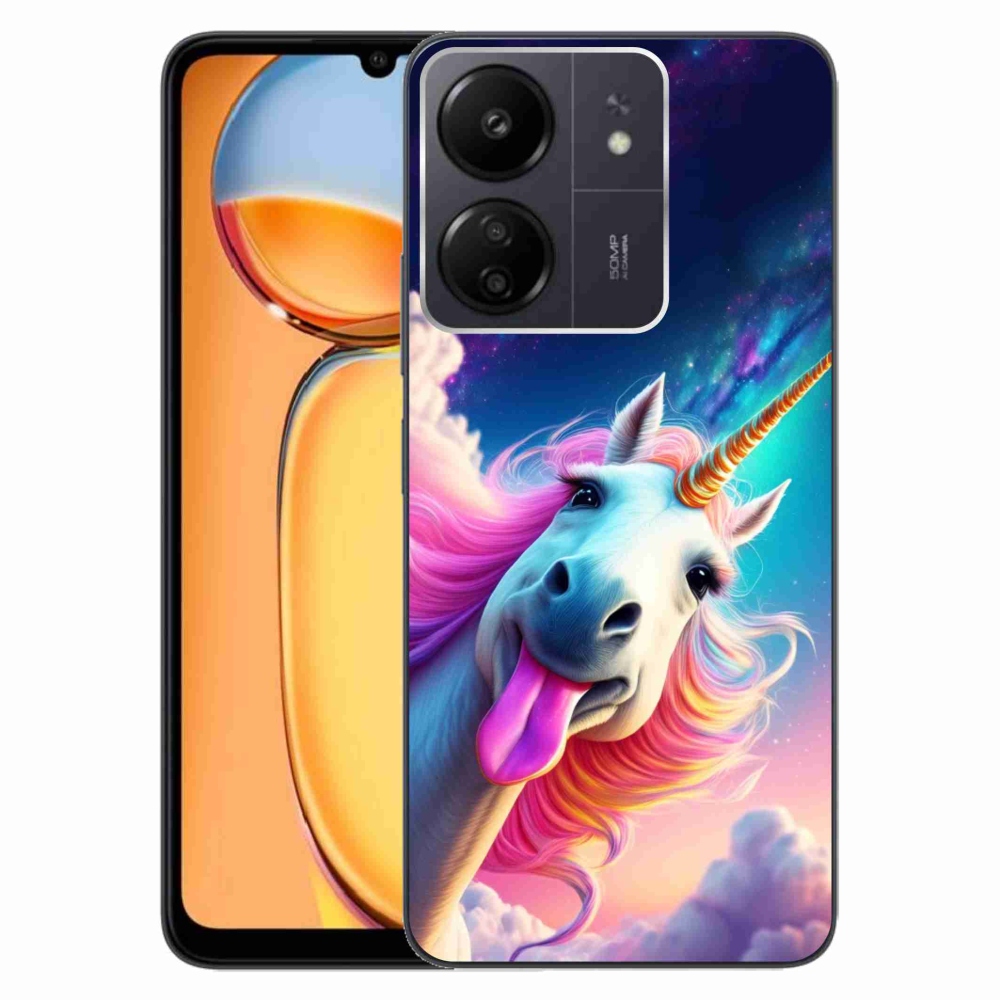 Gél borítás mmCase a Xiaomi Poco C65/Redmi 13C - őrült egyszarvúhoz