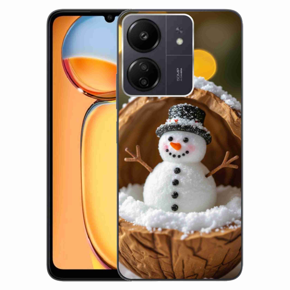 Gél borítás mmCase a Xiaomi Poco C65/Redmi 13C - hóember 4