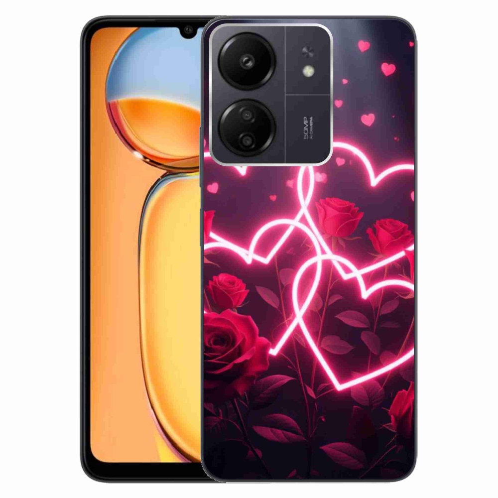 Gél borítás mmCase a Xiaomi Poco C65/Redmi 13C-hez - a szerelem szíve