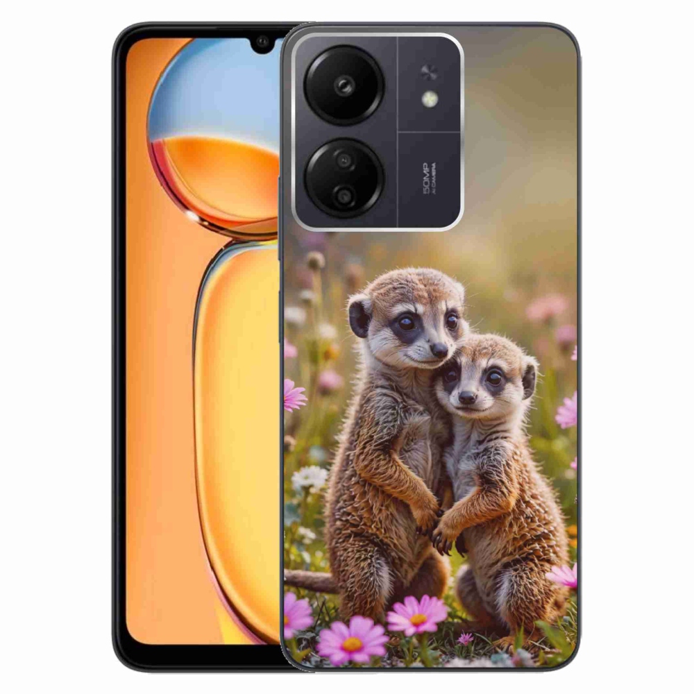 Gél borítás mmCase a Xiaomi Poco C65/Redmi 13C - szurikátás duóhoz