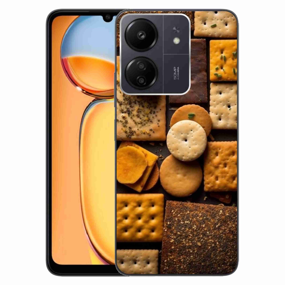 Gél borítás mmCase a Xiaomi Poco C65/Redmi 13C készülékhez - kekszek