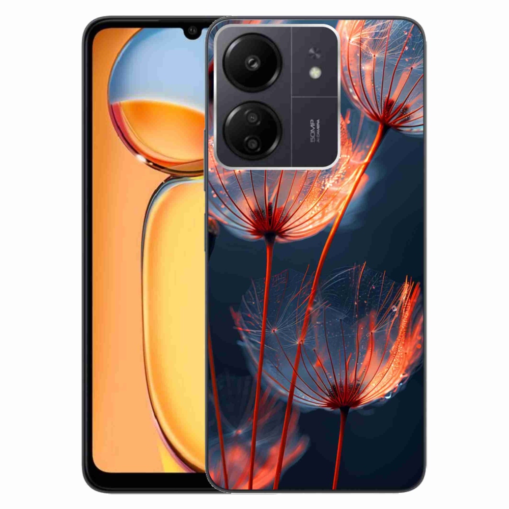 Gél borítás mmCase a Xiaomi Poco C65/Redmi 13C számára - világító pehely