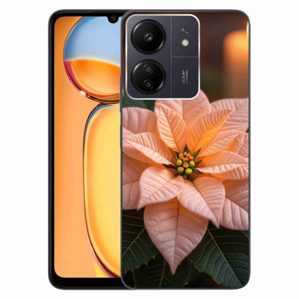 Gél borítás mmCase a Xiaomi Poco C65/Redmi 13C számára - Karácsonyi csillag