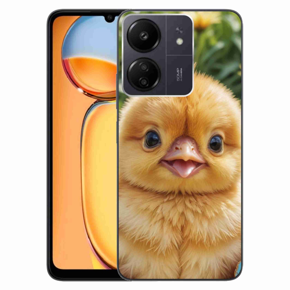 Gél borító mmCase a Xiaomi Poco C65/Redmi 13C számára - boldog csaj