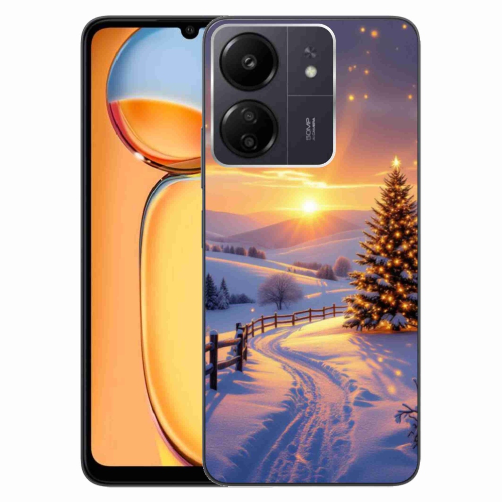 Gél borítás mmCase a Xiaomi Poco C65/Redmi 13C - téli tájképhez