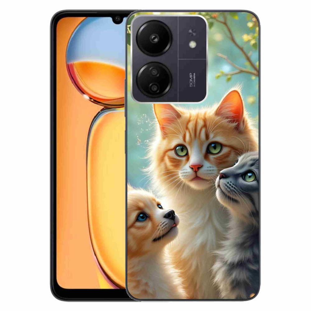 Gél borítás mmCase a Xiaomi Poco C65/Redmi 13C - állati barátság 2