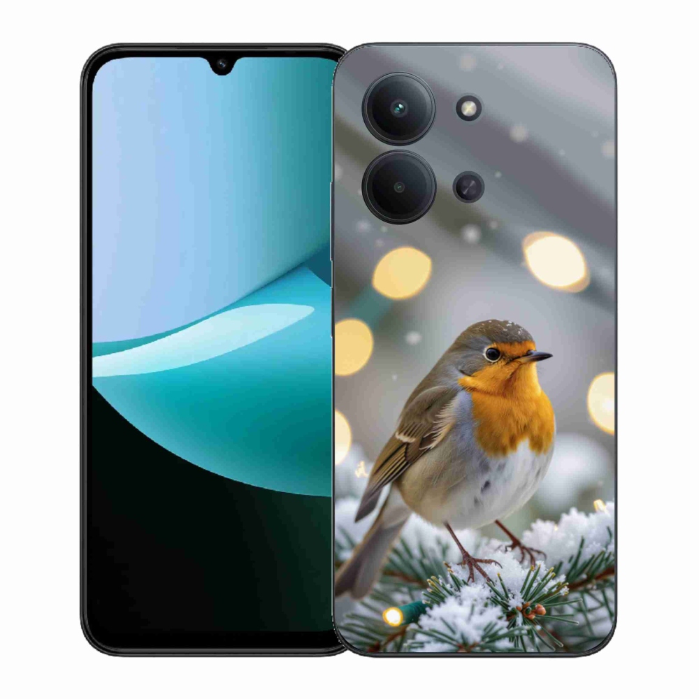 Gél borítás mmCase a Xiaomi Poco C85 (171mm)/Redmi 15C (171mm) - piros télen