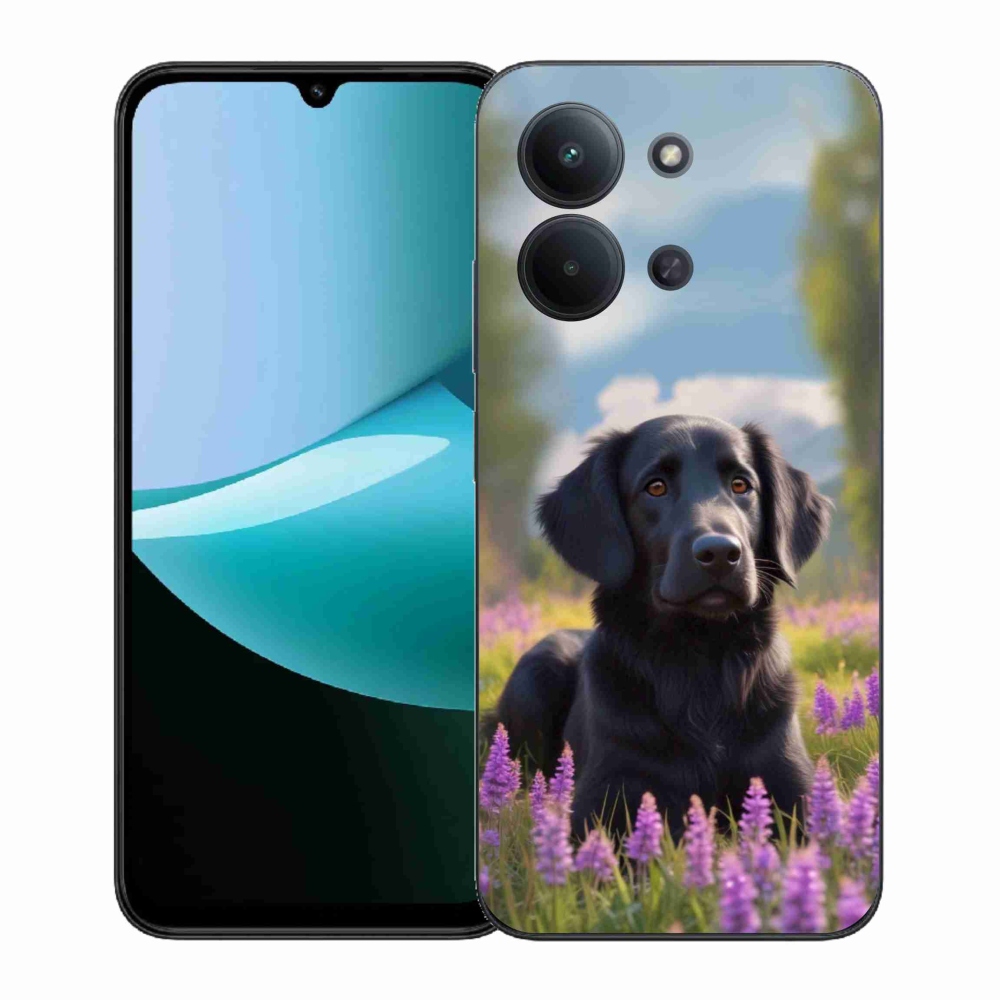 Gél borítás mmCase a Xiaomi Poco C85 (171mm)/Redmi 15C (171mm) - elegáns fekete retrieverhez