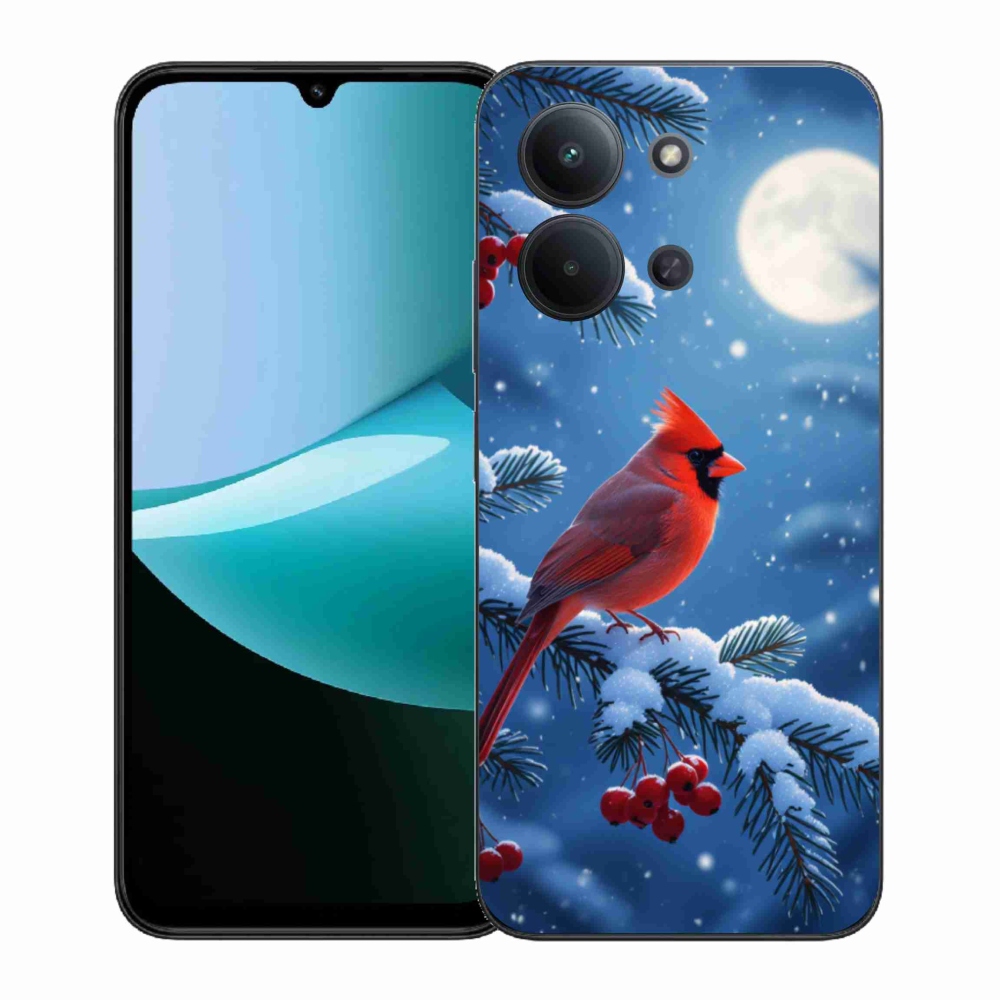 Gél borítás mmCase a Xiaomi Poco C85 (171mm)/Redmi 15C (171mm) - bíborvörös színben