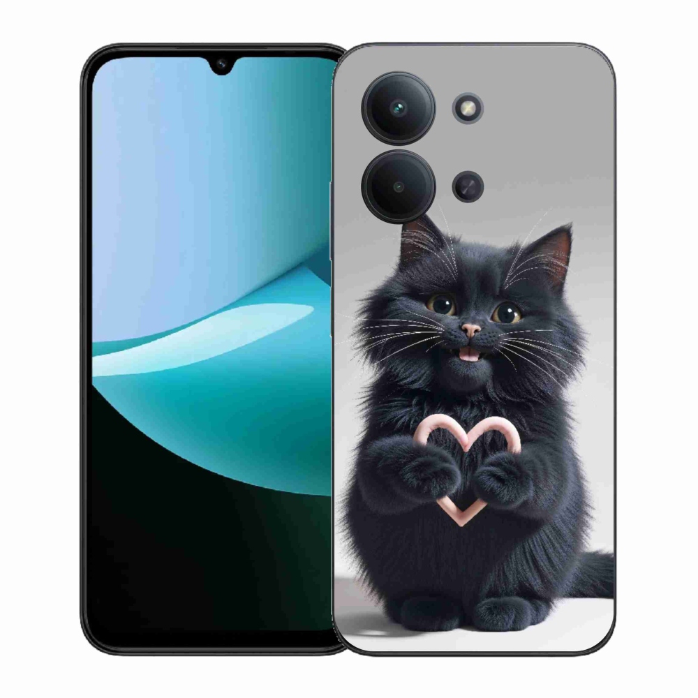 Gél borítás mmCase a Xiaomi Poco C85 (171mm)/Redmi 15C (171mm) számára - cat love 3
