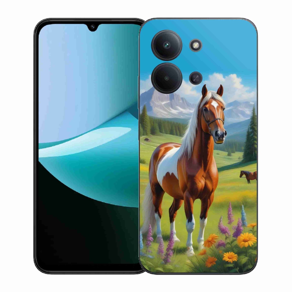 Gél borítás mmCase a Xiaomi Poco C85 (171mm)/Redmi 15C (171mm) - ló a réten