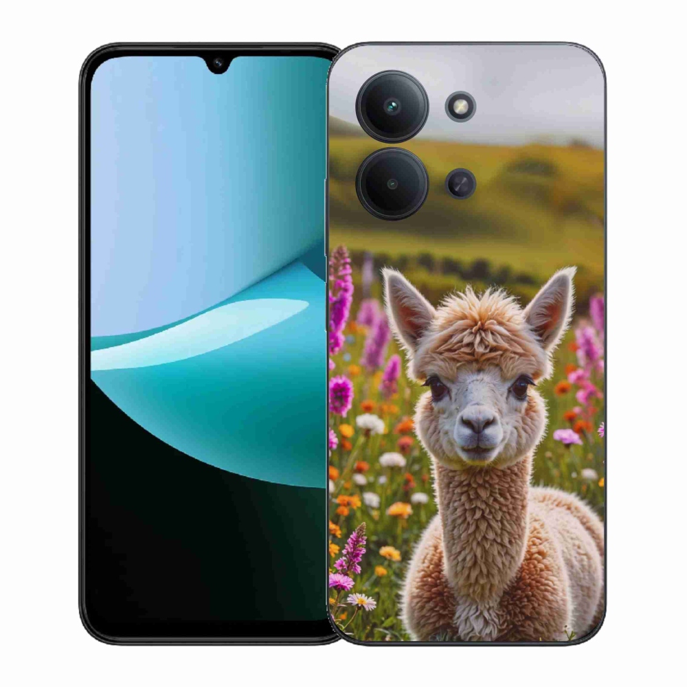 Gél borítás mmCase a Xiaomi Poco C85 (171mm)/Redmi 15C (171mm) számára - láma a réten