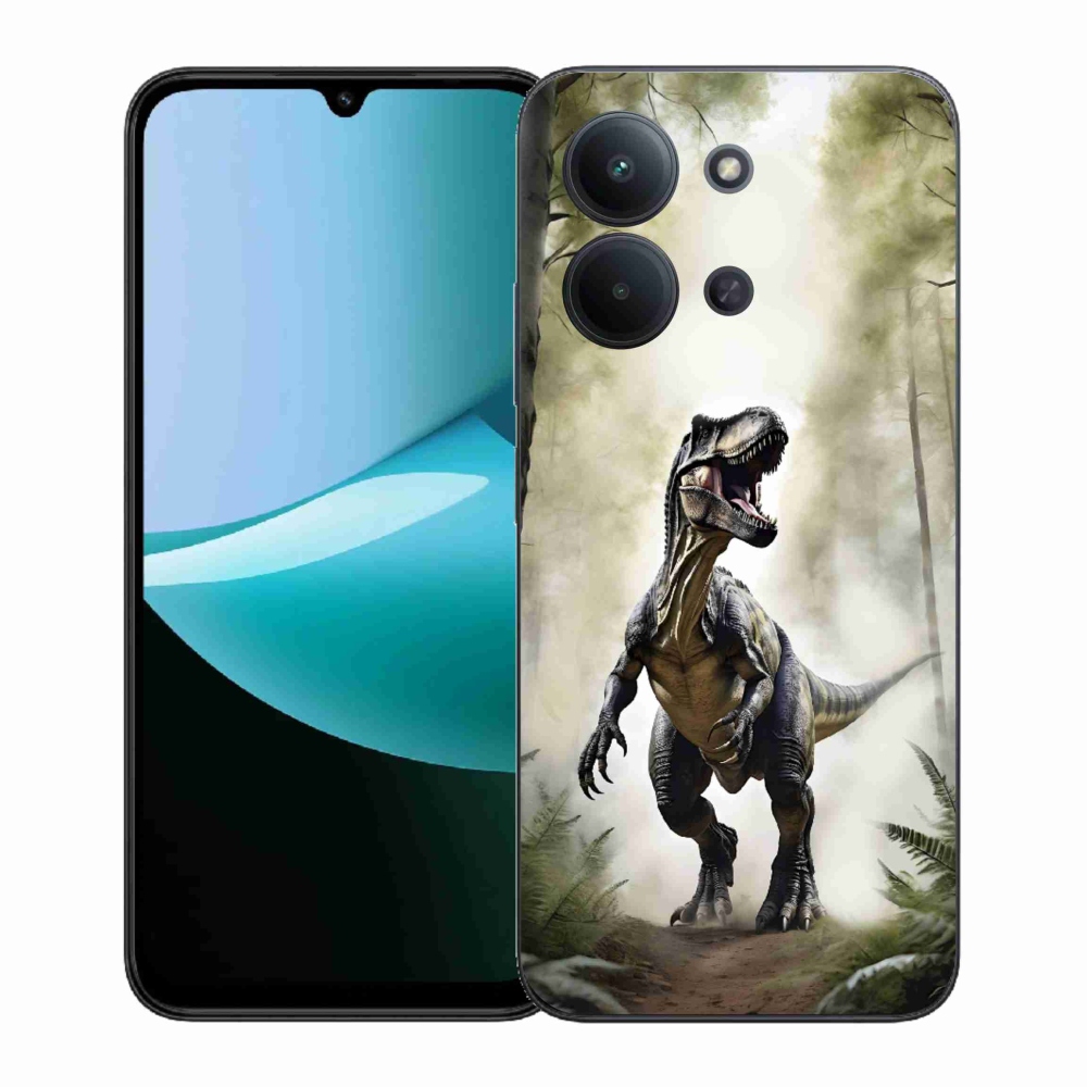 Gél védőburkolat mmCase a Xiaomi Poco C85 (171mm)/Redmi 15C (171mm) - dühös T-Rex