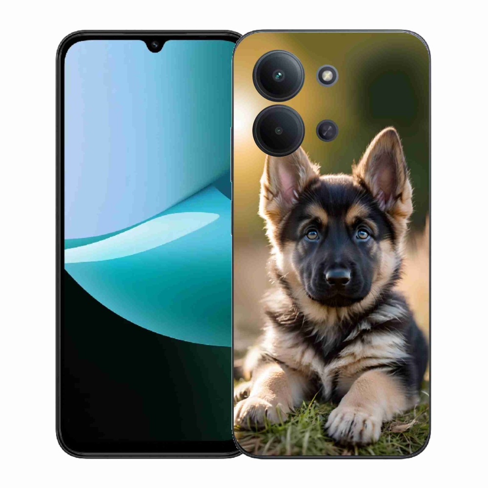 Gél borítás mmCase a Xiaomi Poco C85 (171mm)/Redmi 15C (171mm) - Német juhászkutya a természetben