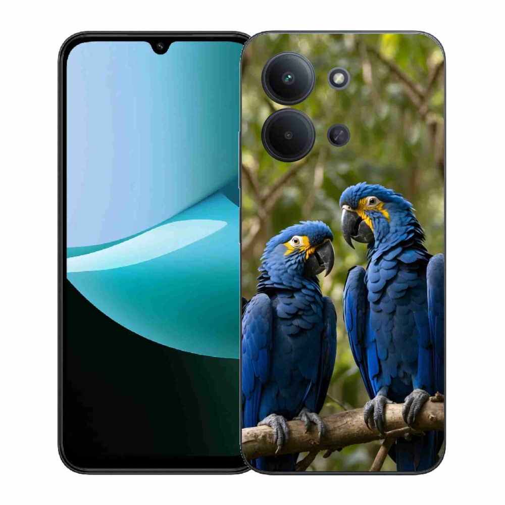 Gél borítás mmCase a Xiaomi Poco C85 (171mm)/Redmi 15C (171mm) - papagáj duó számára