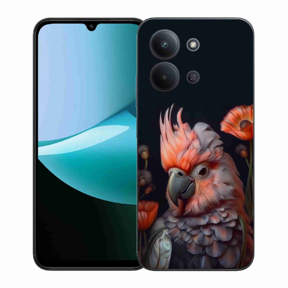 Gél borítás mmCase for Xiaomi Poco C85 (171mm)/Redmi 15C (171mm) - papagáj kakadu színekben