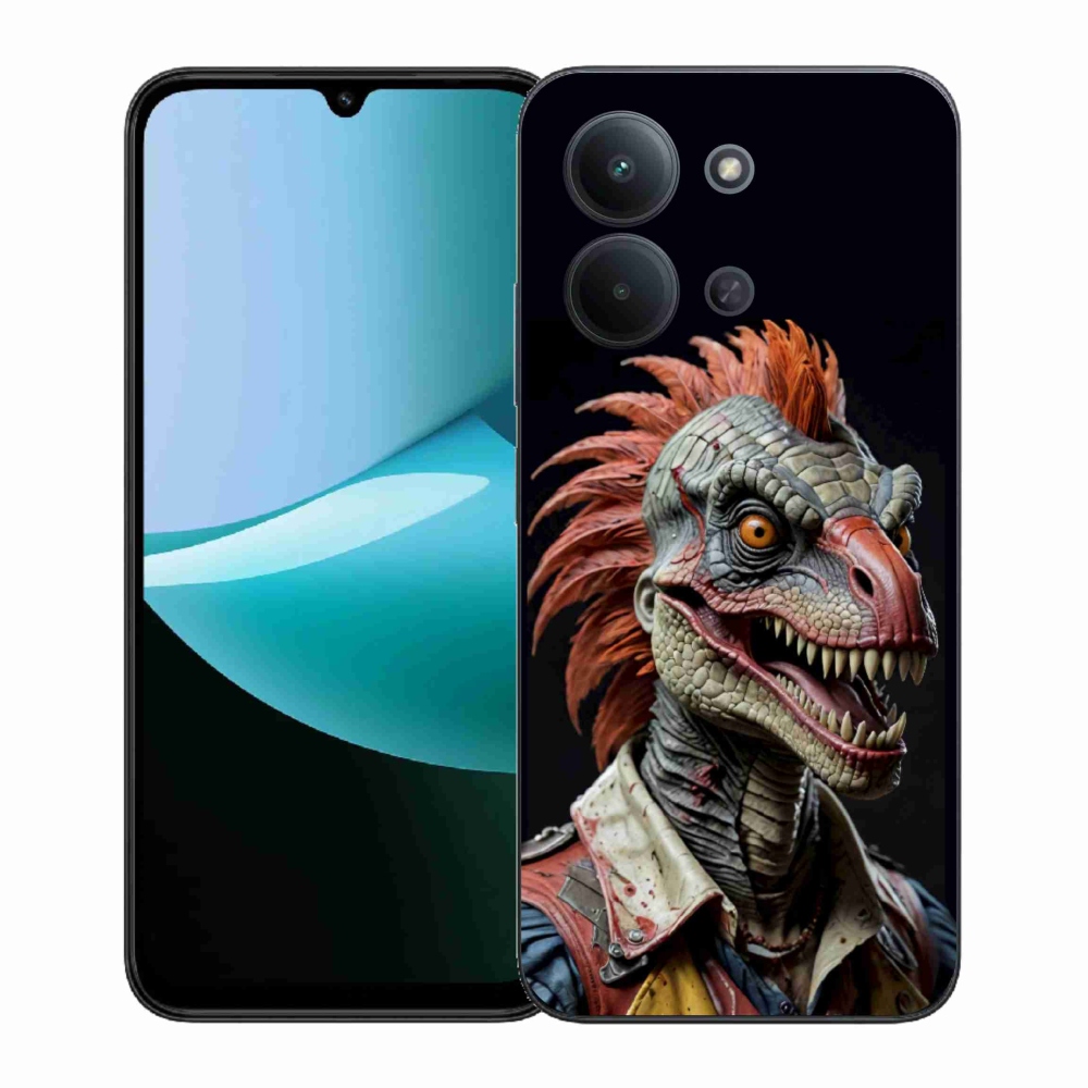 Zselés borítás mmCase a Xiaomi Poco C85 (171mm)/Redmi 15C (171mm) - punk dinoszauruszokhoz