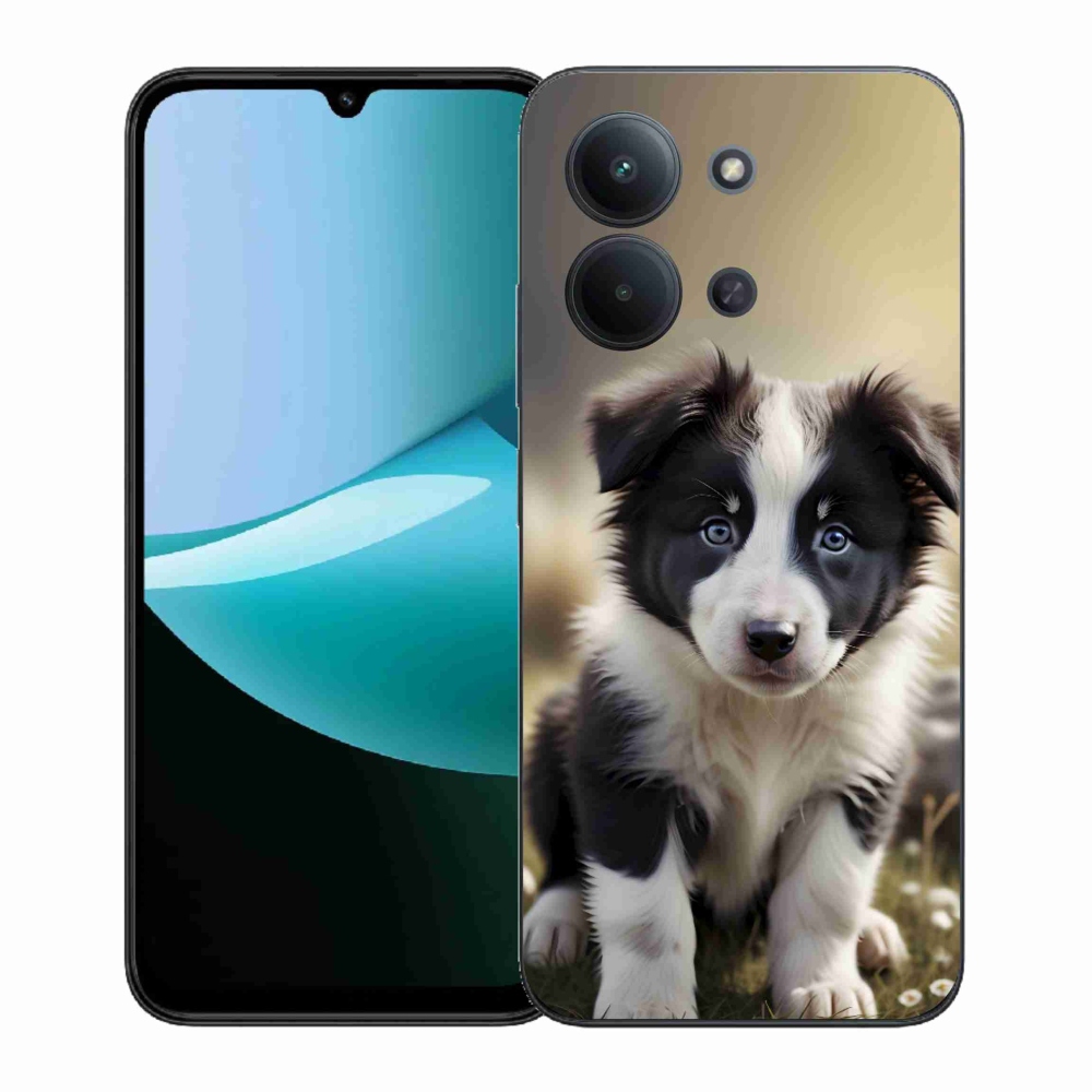 Gél borítás mmCase a Xiaomi Poco C85 (171mm)/Redmi 15C (171mm) - aranyos border collie