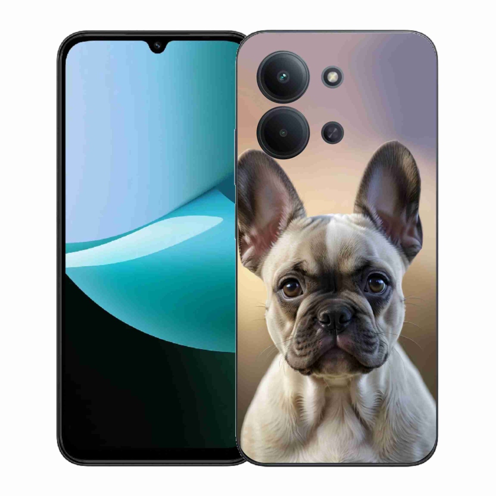 Gél borítás mmCase a Xiaomi Poco C85 (171mm)/Redmi 15C (171mm) - aranyos francia bulldoghoz
