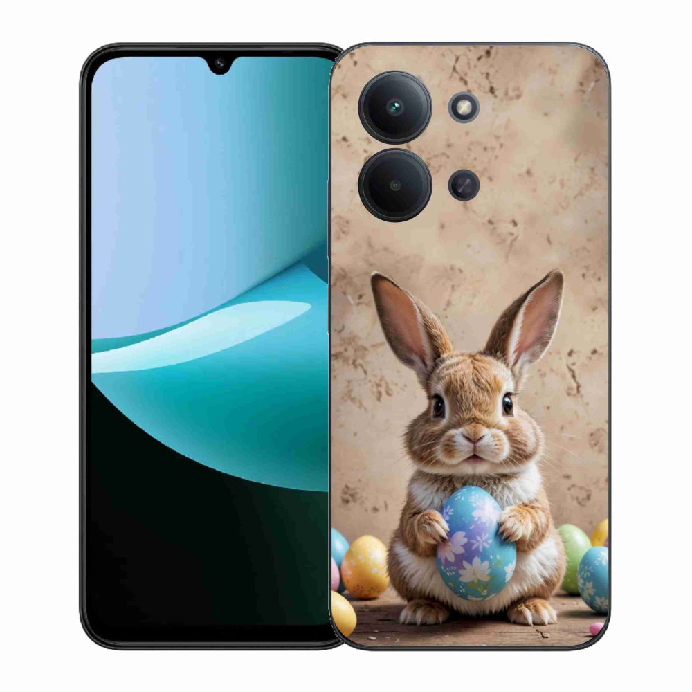 Gél borítás mmCase a Xiaomi Poco C85 (171mm)/Redmi 15C (171mm) - Húsvéti nyuszi számára