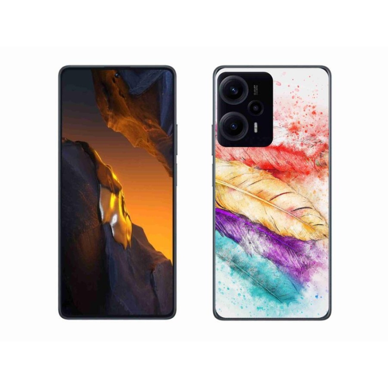 Gél borítás mmCase a Xiaomi Poco F5 készülékhez - színes toll