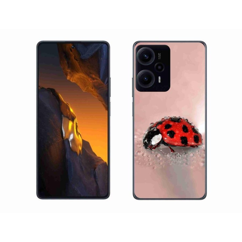 Gél borító mmCase a Xiaomi Poco F5 készülékhez - katicabogár