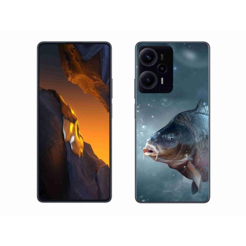 Gél borítás mmCase a Xiaomi Poco F5 számára - ponty és buborékok