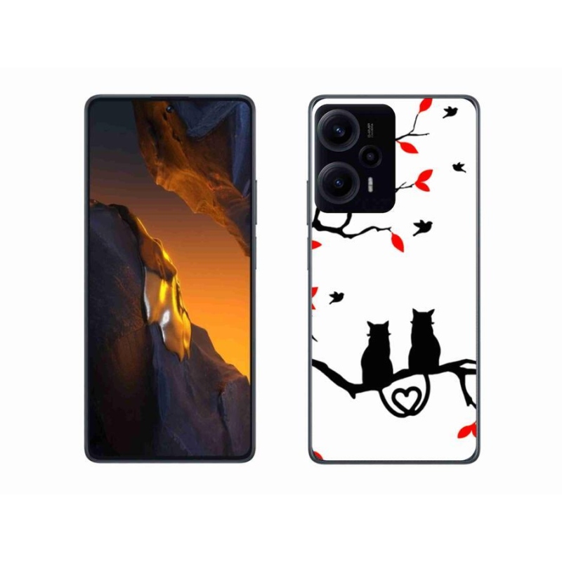 Gél borítás mmCase a Xiaomi Poco F5-hez - macska szeretet