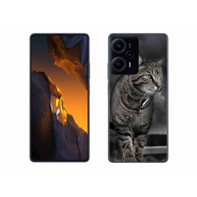Gél borítás mmCase a Xiaomi Poco F5 készülékhez - macska