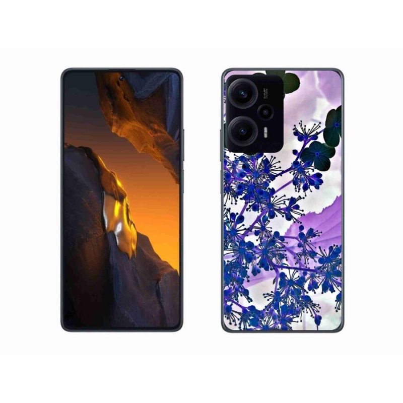 Gél borítás mmCase a Xiaomi Poco F5 készülékhez - hortenzia virág