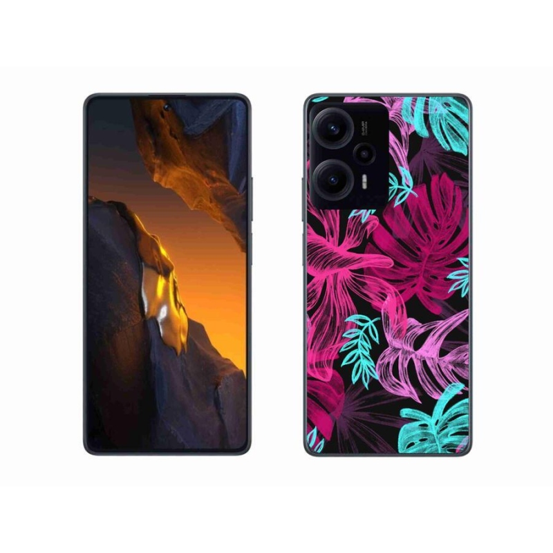 Gél borítás mmCase a Xiaomi Poco F5-hez - virágok 1