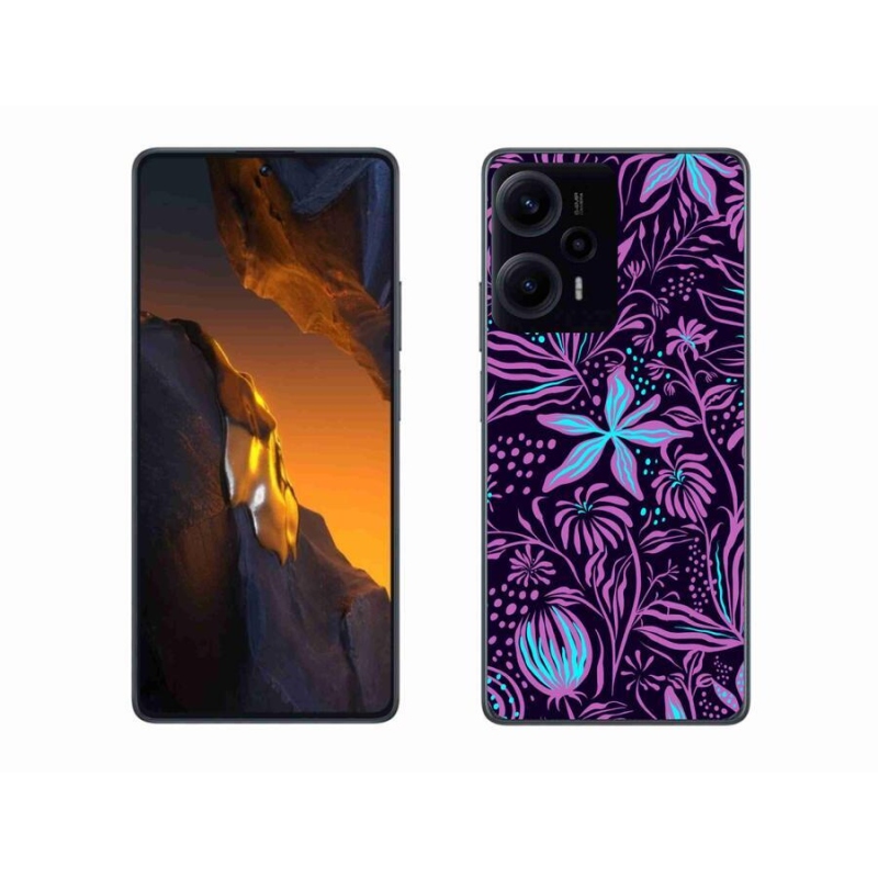 Gél borítás mmCase a Xiaomi Poco F5-hez - virágok 2