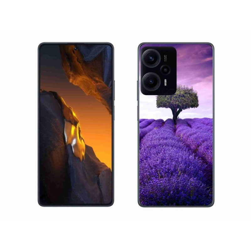 Gél borítás mmCase a Xiaomi Poco F5 készülékhez - levendula rét