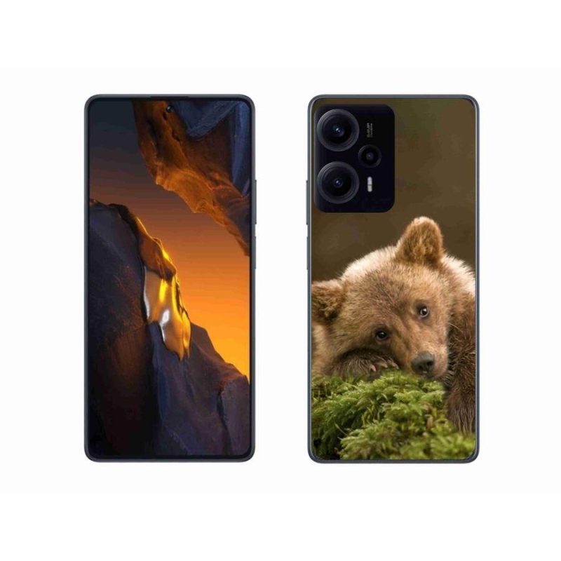 Gél borítás mmCase a Xiaomi Poco F5 számára - medve