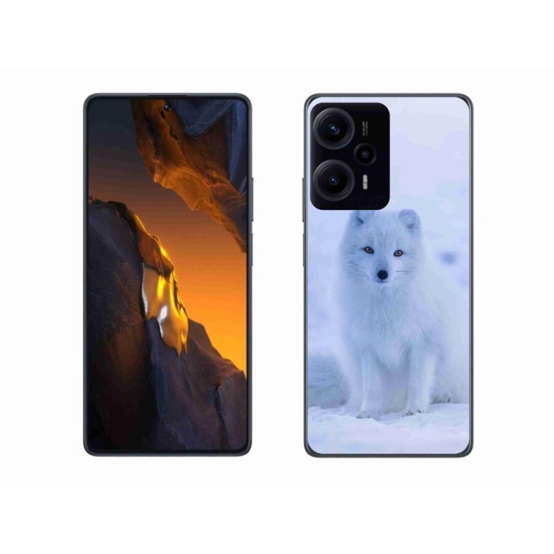 Gél borítás mmCase a Xiaomi Poco F5 készülékhez - polár róka