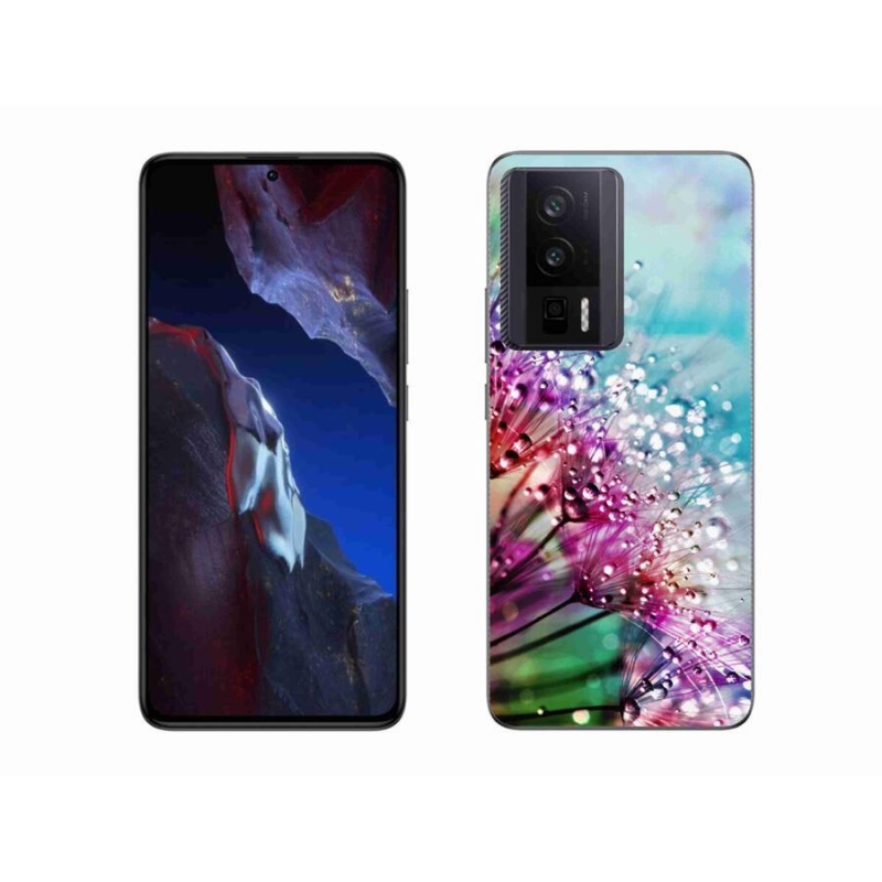 Gél borítás mmCase a Xiaomi Poco F5 Pro számára - színes virágok