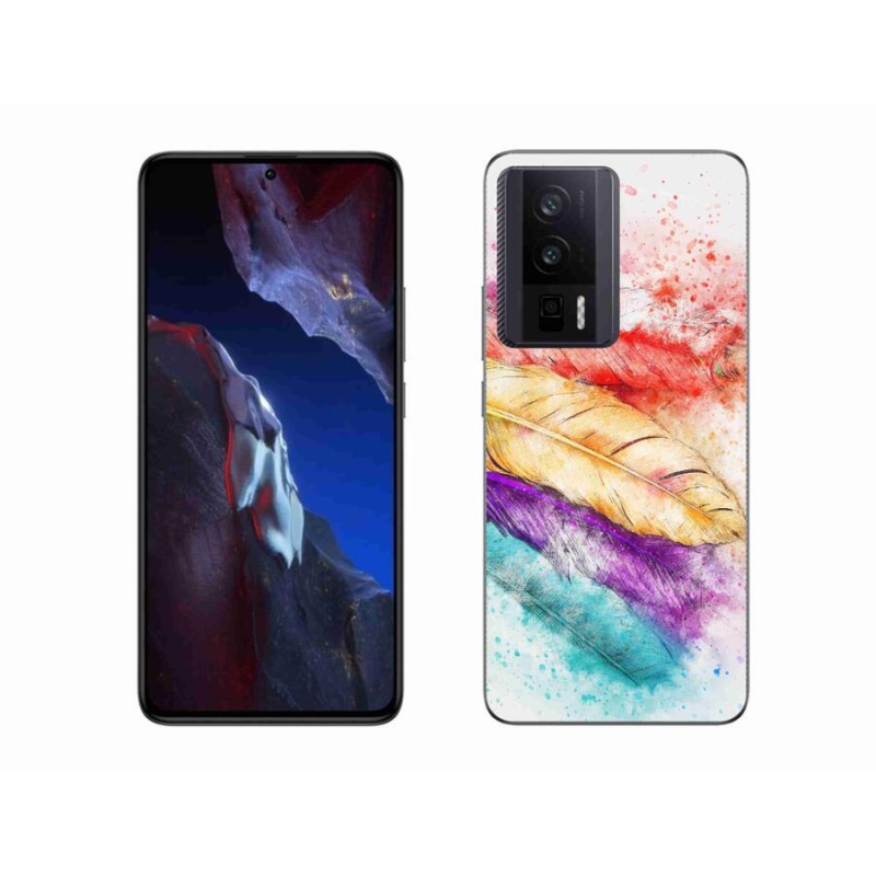 Gél borítás mmCase a Xiaomi Poco F5 Pro számára - színes toll