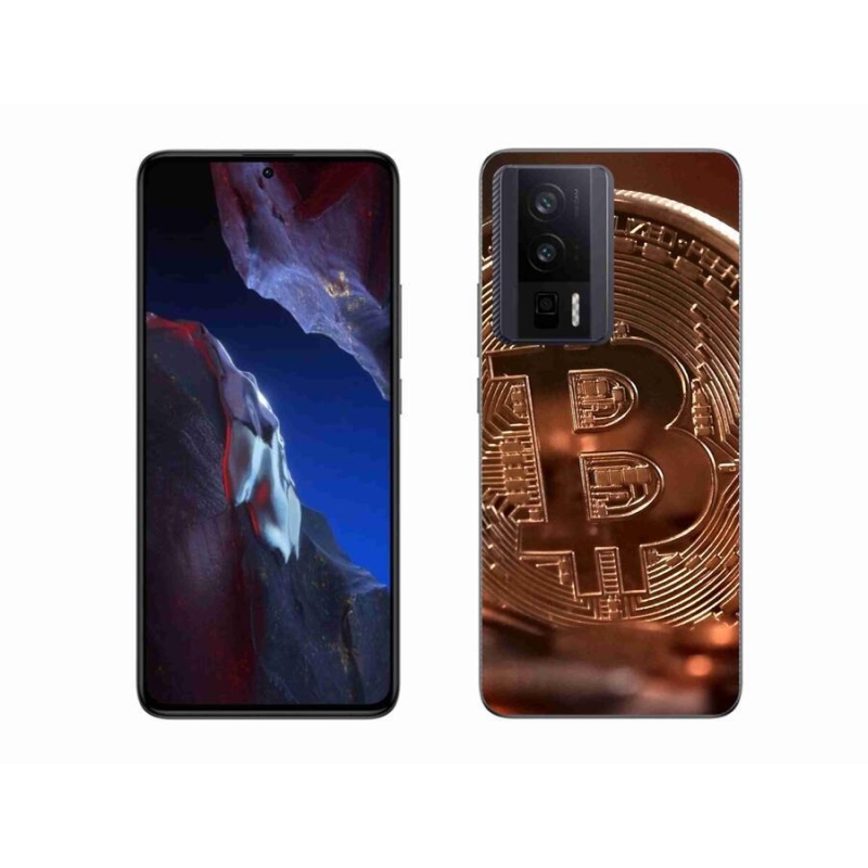 Gél borítás mmCase a Xiaomi Poco F5 Pro számára - bitcoin