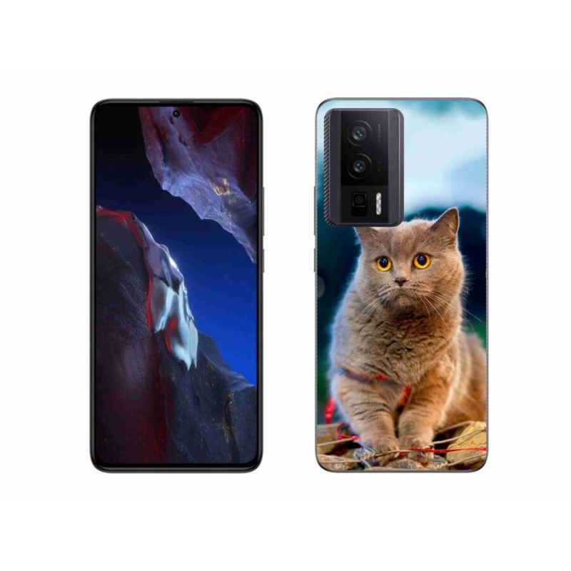 Zselés borítás mmCase a Xiaomi Poco F5 Pro készülékhez - brit kék 2