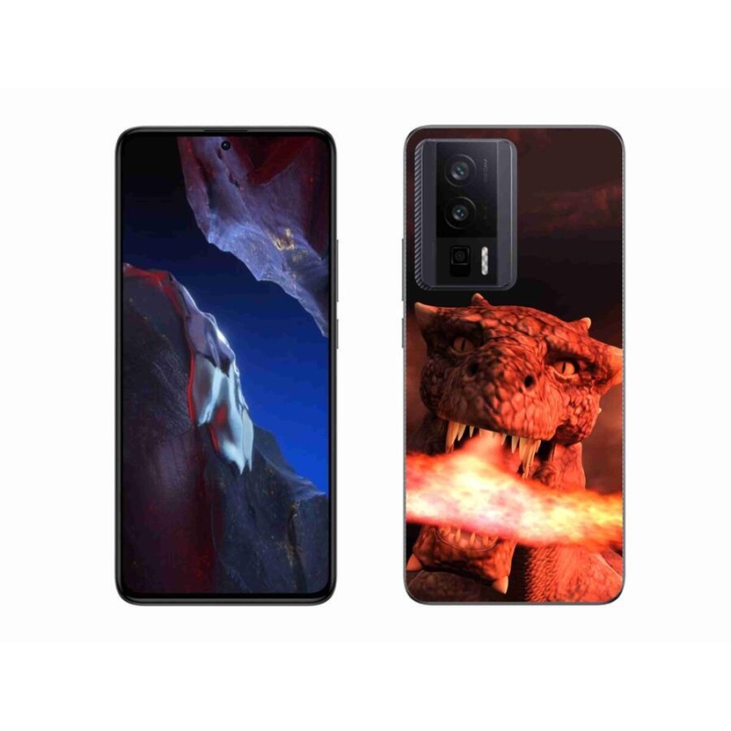 Gél borítás mmCase a Xiaomi Poco F5 Pro készülékhez - sárkány