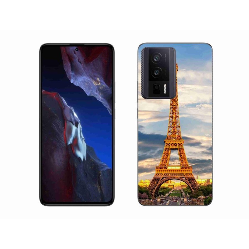 Gél borítás mmCase a Xiaomi Poco F5 Pro számára - eiffel torony 3