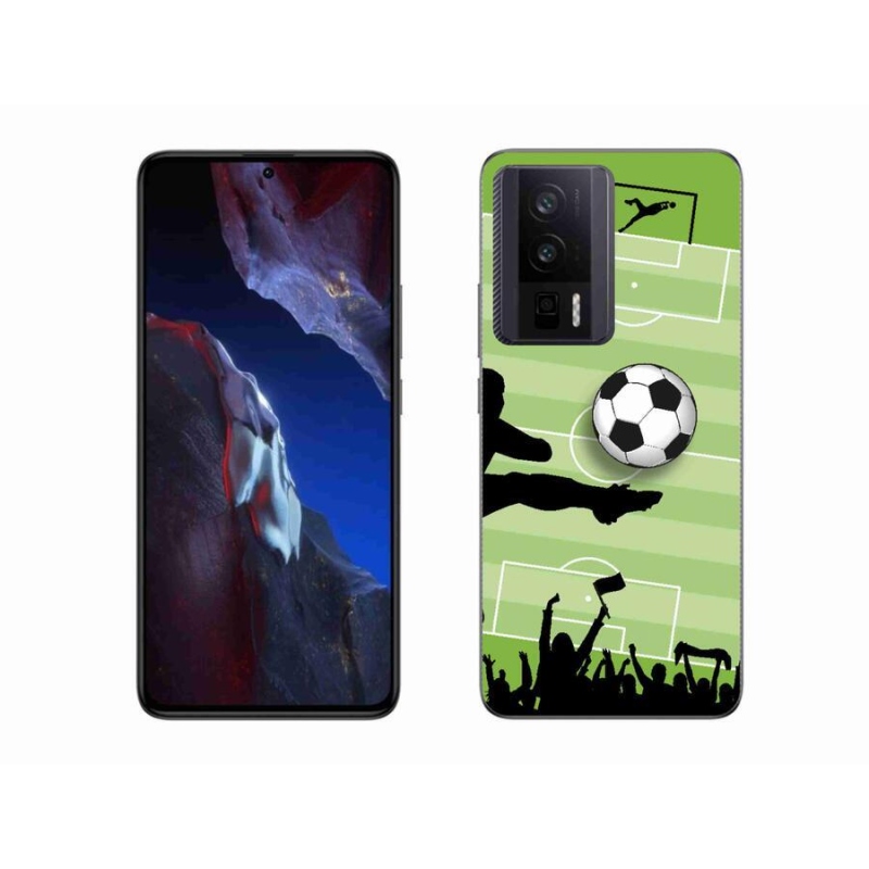 Gél borítás mmCase a Xiaomi Poco F5 Pro számára - futball 3