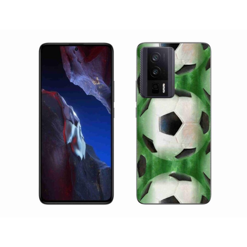 Gél borítás mmCase a Xiaomi Poco F5 Pro számára - focilabda