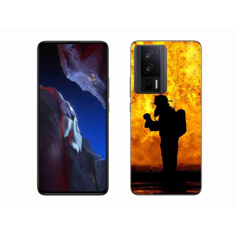 Gél borítás mmCase a Xiaomi Poco F5 Pro számára - tűzoltó