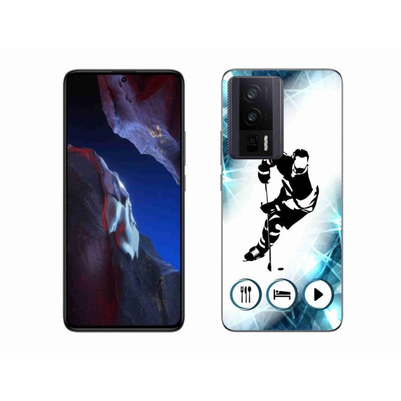 Gél borítás mmCase a Xiaomi Poco F5 Pro számára - jégkorong 1